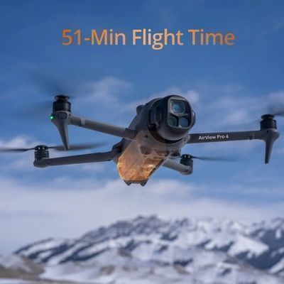 Next-Gen AirView Pro 4: Triple Camera Drone for Beginners & Pro-Level Shots